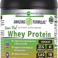 Amazing Formulas Grass-Fed Whey Protein Supplement | Chocolate Flavor 5 Pound