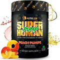 ALPHA LION Superhuman Pump Pre Workout Powder, Nootropic Caffeine & Stim...