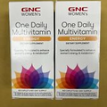 2 New GNC Women's One Daily Multivitamin Energy - 60 Caplets Each Box