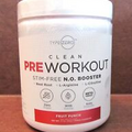 TypeZero Clean Pre Workout Stim-Free Nitric Oxide Booster Fruit Punch, 02-26
