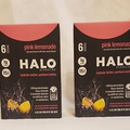 2 Pack Lot HALO Hydration Mix Pink Lemonade 6-Pack 435mg Electrolytes Immunity