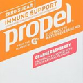 Propel Immune Support Water w/ Vitamins Berry, Orange Raspberry 10 packets