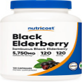 Nutricost Elderberry Capsules 575Mg (120 Capsules) - Vegetarian Capsules, Gluten