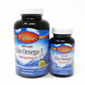 Carlson Elite Omega-3 Gems 1600 mg Fish Oil - 90 + 30 Soft Gels