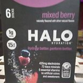 Halo Sport Hydration Single Serve Stick Packs Berry USA 10/2024 12