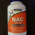 NOW Foods Nac N-Acetyl Cysteine 600 mg - 100 Caps exp 12/2024