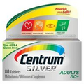 Centrum Silver Adults 50+ Multivitamin, 80 Tablet