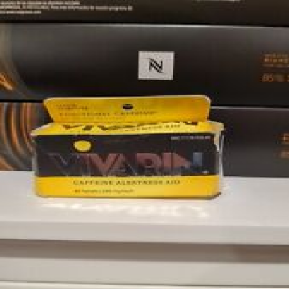 Vivarin Caffeine Alertness Aid, 200mg - 40 Tablets Exp 2025 Dent Box
