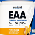 EAA Powder 30 Servings (Peach Mango) - Essential Amino Acids - Non-Gmo, Gluten F