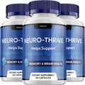 (3 Pack) Neuro Thrive Brain Supplement, Neuro Thrive for Memory Formula, Neuro-T