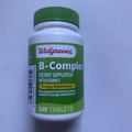 100 Tabs Vitamin B-Complex w/ C Dietary Supplement Energy Metabolism Exp 04/2024