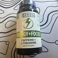 Zhou Energy + Focus | Caffeine with L-Theanine (60 V. Caps.)