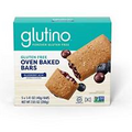 Glutino Gluten Free Oven Baked bar, Blueberry Acai, Naturally Flavored, 5 ct