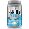 AMPLIFY NDS Nutrition Smoothie Premium Whey Protein Powder Shake with Added Greens and Amino Acids - Build Lean Muscle, Gain Strength, Lasting Energy, and Lose Fat - Vanilla (30 Servings)