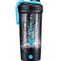 VOLTRX Shaker Bottle, Gallium USB C Rechargeable Electric Protein Shake Mixer, Shaker Cups for Protein Shakes and Meal Replacement Shakes, BPA Free, Made with Tritan, 24oz