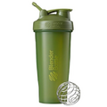 BlenderBottle Classic Shaker Bottle Perfect for Protein Shakes and Pre Workout, 28-Ounce, Moss Green