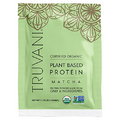 Truvani Vegan Protein Powder | Matcha | 20g Organic Plant Based Protein | 1 Serving | Pea Protein for Women and Men | Keto | Gluten & Dairy Free | Low Carb | No Added Sugar