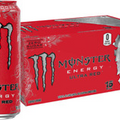 Monster Energy Ultra Red Sugar Free Drink 16 Ounce (Pack of 15)