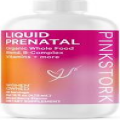 Pink Stork Liquid Prenatal + Postnatal Multivitamin for Women - Organic Food...