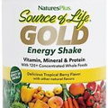 NaturesPlus Source of Life GOLD Energy Shake - 0.97 lb - Tropical Berry...