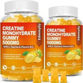 Sugar Free Creatine Monohydrate Gummies for Men & Women Chewables Creatine...