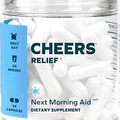 Cheers Relief | Next Morning Aid with Ginger + White Willow Bark | Feel...