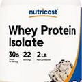 Nutricost Whey Protein Isolate (Cookies N Cream, 2 Pounds) 2 Pound (Pack of 1)
