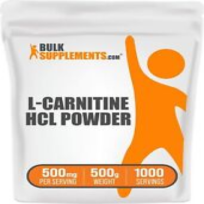 BulkSupplements.com L-Carnitine HCl Powder - Carnitine Supplement, 500 Gram