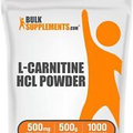 BulkSupplements.com L-Carnitine HCl Powder - Carnitine Supplement, 500 Gram