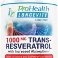 ProHealth 1000 MG Trans-Resveratrol Plus (60 Capsules, 60 Count (Pack of 1)