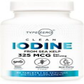 Type Zero Iodine Tablets (60 Count) 325mcg - from Sea Kelp, non-GMO, Gluten-Free