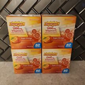 Lot Of 4 Emergen-C 1000mg Orange Flavor Vitamin C Powder 60 Count - 240 In Total