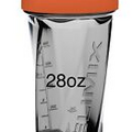 HELIMIX 2.0 Vortex Blender Shaker Bottle Holds upto 28oz -ORANGE-