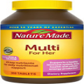 Nature Made Women's Multivitamin Tablets 300 Count for Daily Nutritional Support