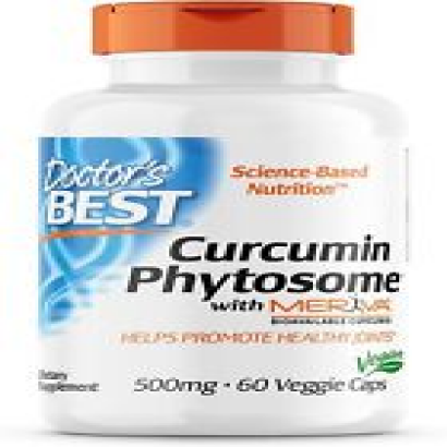 Doctor's Best Curcumin Phytosome with Meriva, Non-GMO, Vegan, Gluten 60VC