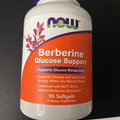 NOW Berberine Glucose Support 90 Softgels 400 mg  Support Glucose & Lipid Levels