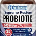 Probiotic for Men & Women, 200 Billion CFU 35 Strains, Prebiotics +...