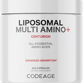 Codeage Multi Amino+ BCAA & EAA Supplement, All 9 Essential Amino Acids,...