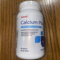 GNC Calcium Plus Magnesium & Vitamin D-3 1000 Mg - 180 Caplets Exp 12/24