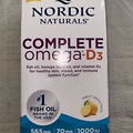 Nordic Naturals Complete Omega D3- Heart Skin&Mood Support 120Ct Exp26+ #7789