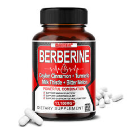 Berberine HCl 13,100mg - High Potency Berberine Supplement - Ceylon Cinnamon