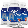 (3 Pack) Fungus Clear 1.5 Billion CFU Probiotic Pills 180 Capsules