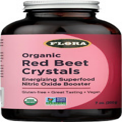 Flora - Organic Red Beet Crystals, Energizing Superfood, Nitric Oxide Booster, V