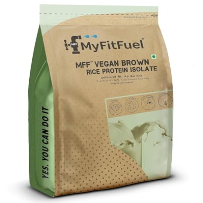 MyFitFuel Plant Brown Rice Protein, 1Kg (Unflavored)