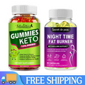 Night Time Fat burner Capsules|Keto ACV Gummies Lose Weight Appetite Suppressant