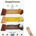 Simply Protein Crispy Bars 1.41 oz, Variety15-count (Peanut Butter...