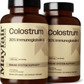 Colostrum Supplement 1000mg, 120 Capsules, 30% IgG, 120 Count (Pack of 2)