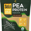 Solo Organic Pea Protein Powder, Low in Sodium, Canada Grown Peas, 100%...