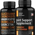 Joint Support Supplement with Turmeric Curcumin Glucosamine Health