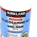 Extra Strength Glucosamine HCI 1500Mg, with MSM 1500 Mg, 375-Count Tablets